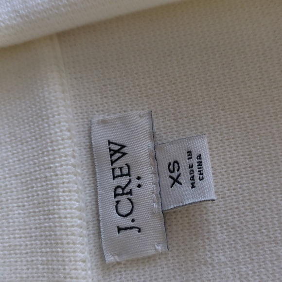 J. Crew Sweater Blazer Cream Ponte Knit Classic Stretch XS Professional - Picture 11 of 16